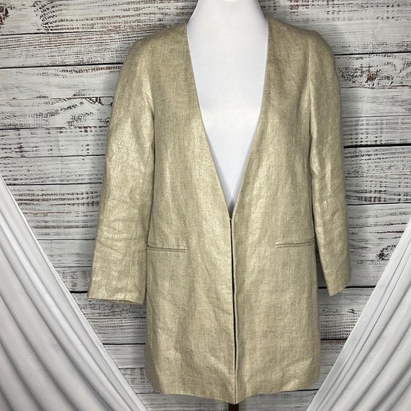 Zara Linen Jacket - Picture 2 of 11